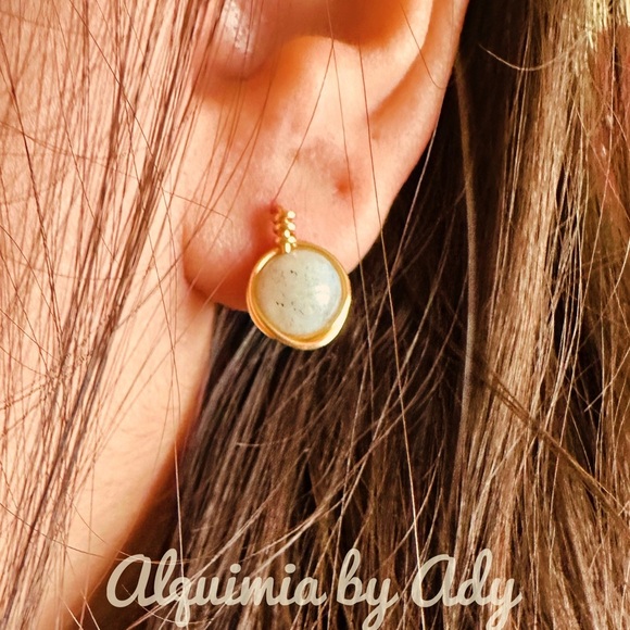 Alquimia by Ady Gold and Gray Earrings - Picture 1 of 1